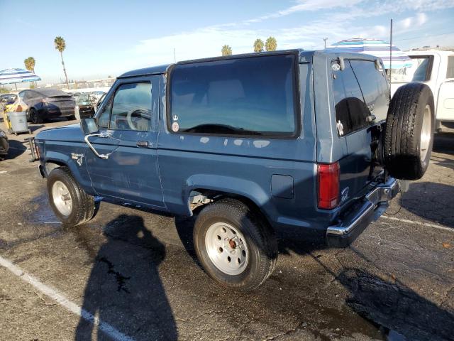 1FMCU14T3GUC48074 - 1986 FORD BRONCO II BLUE photo 2