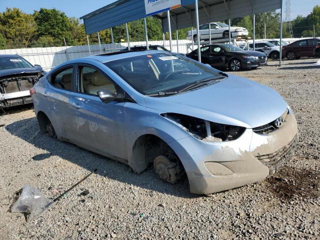 KMHDH4AE1DU618398 - 2013 HYUNDAI ELANTRA GLS BLUE photo 4