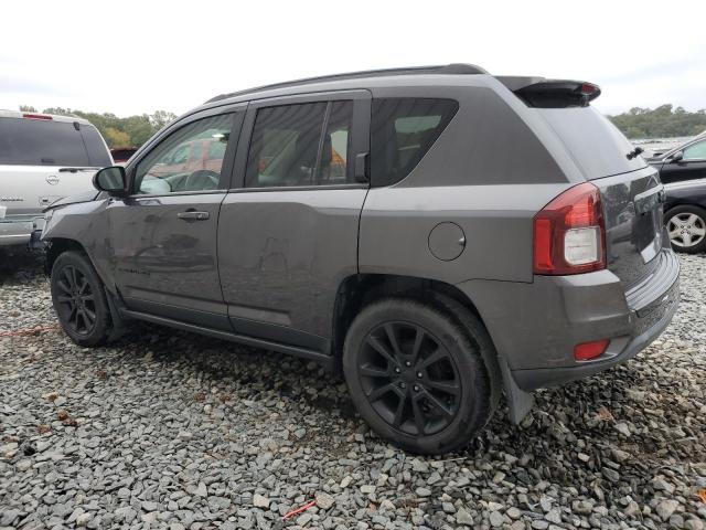 1C4NJCBA3ED821359 - 2014 JEEP COMPASS SPORT GRAY photo 2