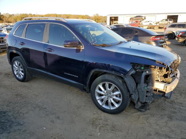 1C4PJLDB4FW590525 - 2015 JEEP CHEROKEE LIMITED BLUE photo 4