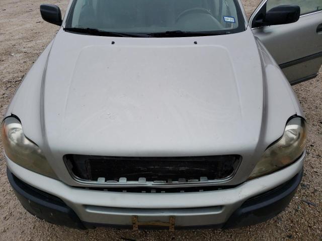 YV1CY59H641081463 - 2004 VOLVO XC90 SILVER photo 11