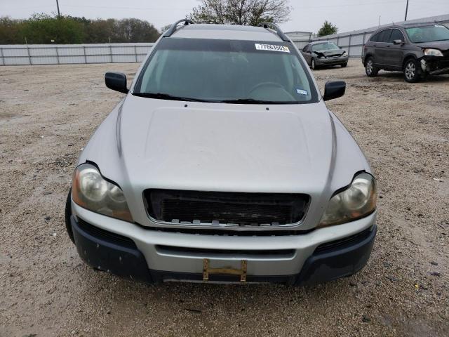 YV1CY59H641081463 - 2004 VOLVO XC90 SILVER photo 5