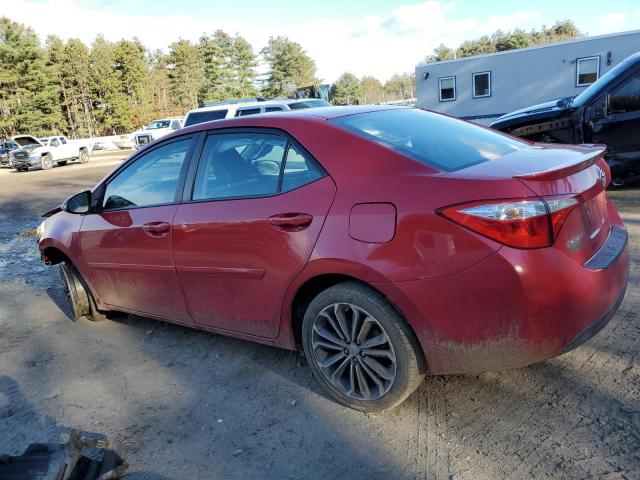 2T1BURHE2FC331467 - 2015 TOYOTA COROLLA L RED photo 2