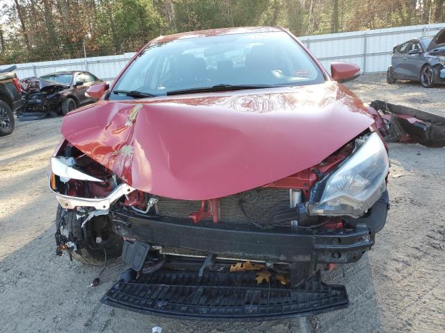 2T1BURHE2FC331467 - 2015 TOYOTA COROLLA L RED photo 5