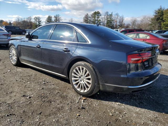 WAUJGAFD9FN040425 - 2015 AUDI A8 QUATTRO BLUE photo 2