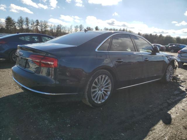 WAUJGAFD9FN040425 - 2015 AUDI A8 QUATTRO BLUE photo 3