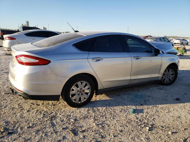 1FA6P0G76E5350788 - 2014 FORD FUSION S SILVER photo 3