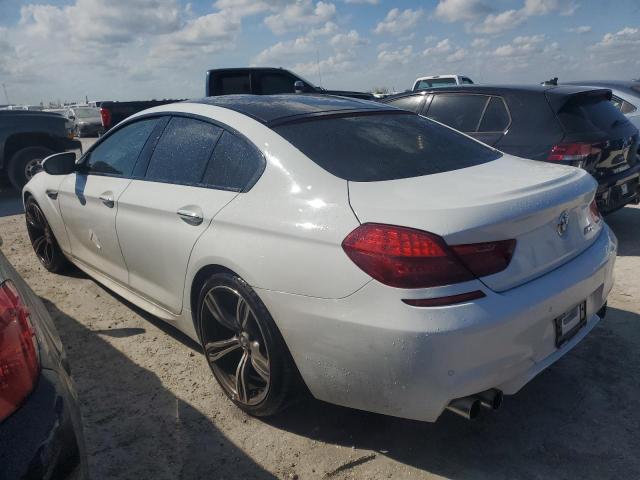 WBS6E9C55GGF92676 - 2016 BMW M6 GRAN COUPE WHITE photo 2
