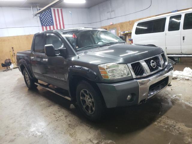 1N6AA07B77N225695 - 2007 NISSAN TITAN XE GRAY photo 4