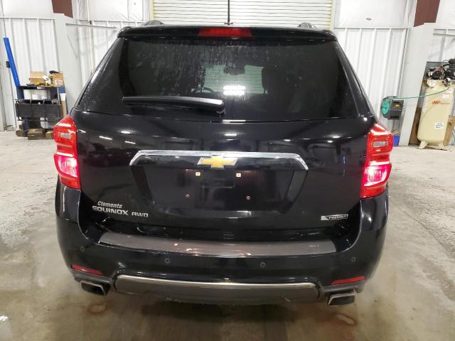 2GNFLGE30H6272989 - 2017 CHEVROLET EQUINOX PREMIER BLACK photo 6