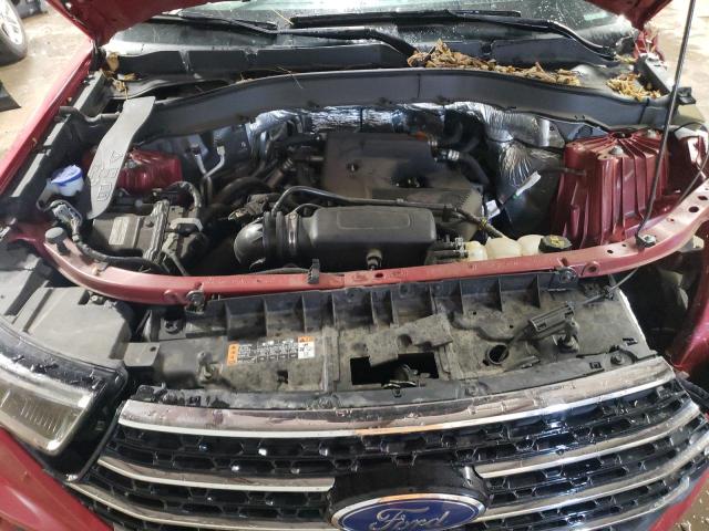 1FMSK8DH1LGB39806 - 2020 FORD EXPLORER XLT RED photo 11