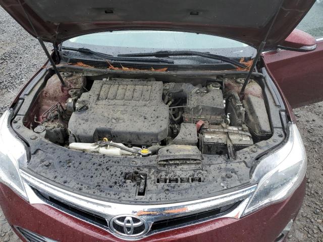 4T1BK1EB3EU127632 - 2014 TOYOTA AVALON BASE 勃艮第红 照片 11