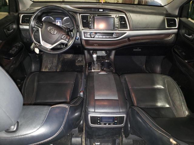 5TDJKRFHXFS219084 - 2015 TOYOTA HIGHLANDER XLE SILVER photo 8