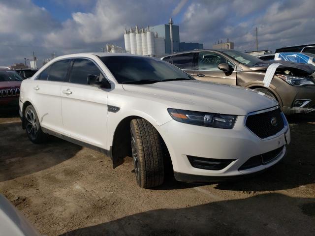 1FAHP2KT9FG194504 - 2015 FORD TAURUS SHO WHITE photo 4