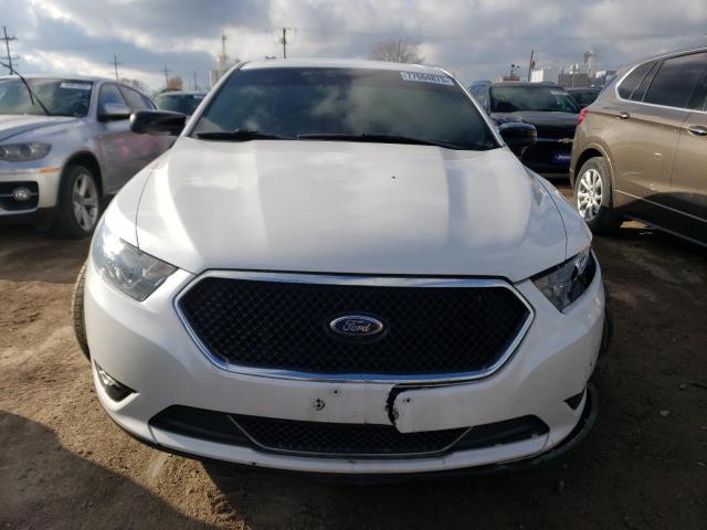 1FAHP2KT9FG194504 - 2015 FORD TAURUS SHO WHITE photo 5