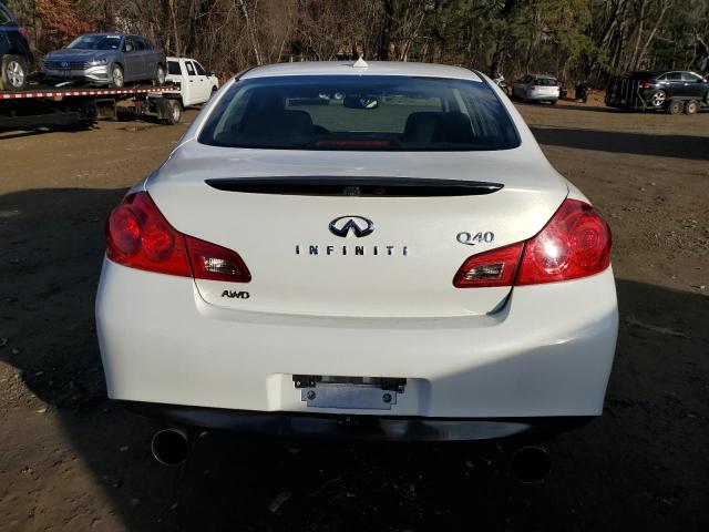 JN1CV6AR1FM522297 - 2015 INFINITI Q40 WHITE photo 6