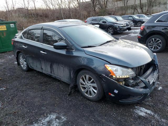 3N1AB7AP1FL631373 - 2015 NISSAN SENTRA S BLUE photo 4