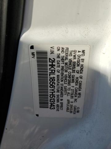 2HKRL1856YH513143 - 2000 TOYOTA ODYSSEY LX WHITE photo 13