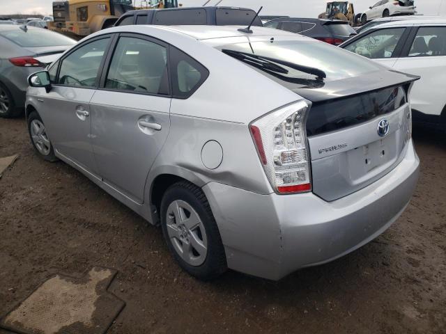 JTDKN3DU0B0324187 - 2011 TOYOTA PRIUS SILVER photo 2