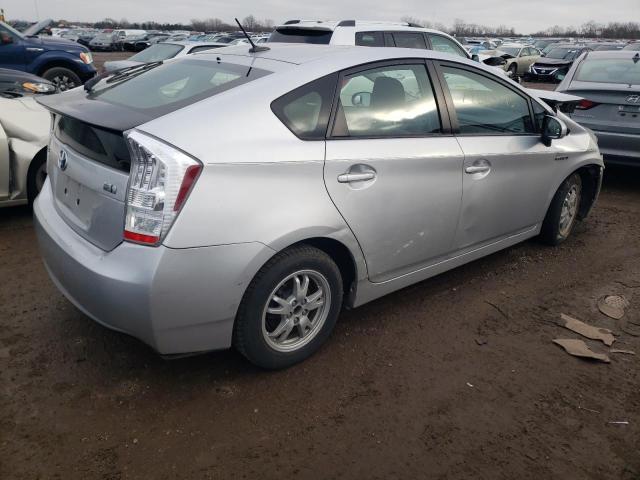 JTDKN3DU0B0324187 - 2011 TOYOTA PRIUS SILVER photo 3