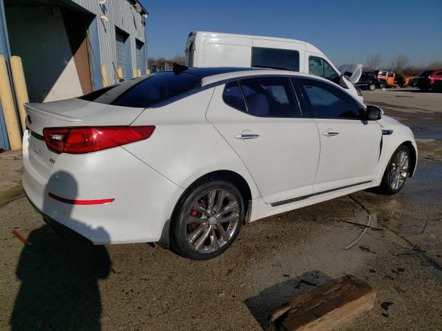 5XXGR4A66EG342685 - 2014 KIA OPTIMA SX WHITE photo 3