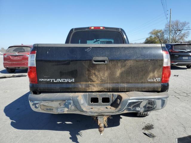 5TBET34196S514431 - 2006 TOYOTA TUNDRA DOUBLE CAB SR5 BLACK photo 6