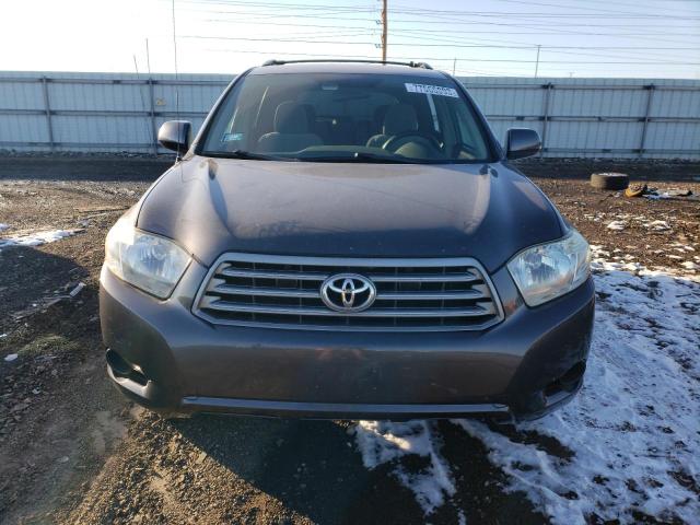 JTEDS41A582053945 - 2008 TOYOTA HIGHLANDER CHARCOAL photo 5