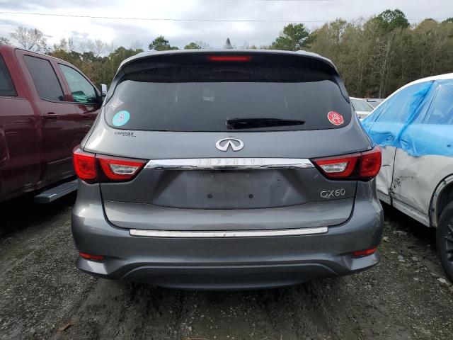 5N1DL0MM4HC526160 - 2017 INFINITI QX60 GRAY photo 6