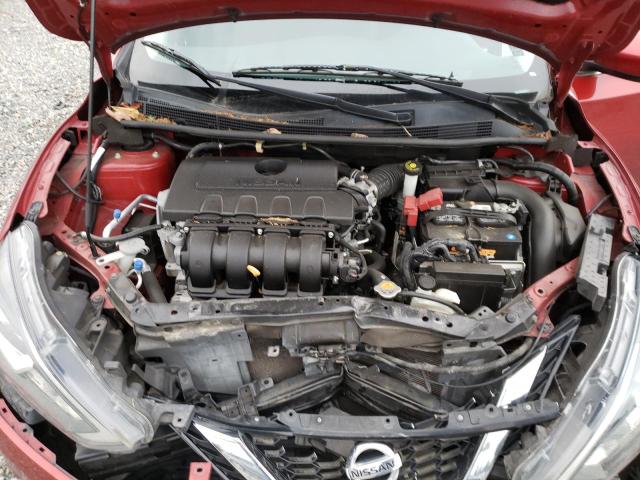 3N1AB7APXGL644530 - 2016 NISSAN SENTRA S RED photo 11