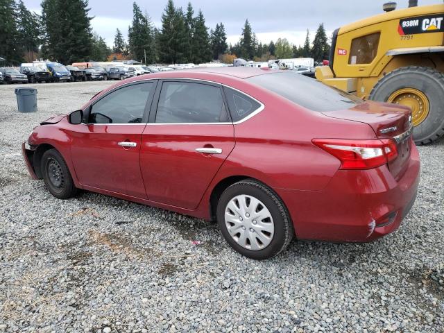 3N1AB7APXGL644530 - 2016 NISSAN SENTRA S RED photo 2