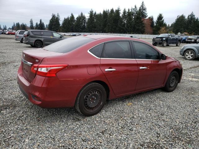 3N1AB7APXGL644530 - 2016 NISSAN SENTRA S RED photo 3