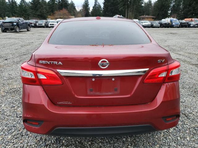 3N1AB7APXGL644530 - 2016 NISSAN SENTRA S RED photo 6