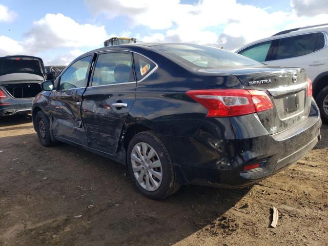 3N1AB7AP8HY210661 - 2017 NISSAN SENTRA S BLACK photo 2