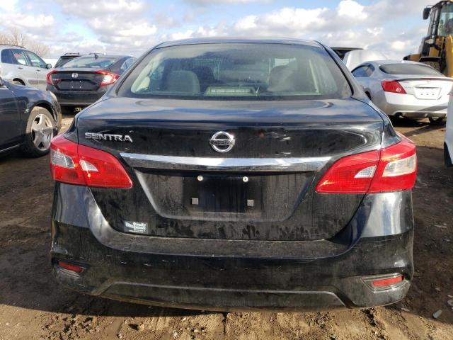 3N1AB7AP8HY210661 - 2017 NISSAN SENTRA S BLACK photo 6