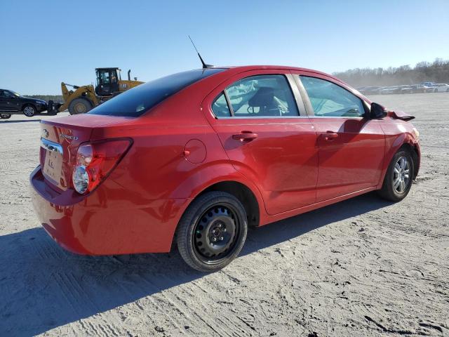 1G1JC5SH0D4108346 - 2013 CHEVROLET SONIC LT RED photo 3