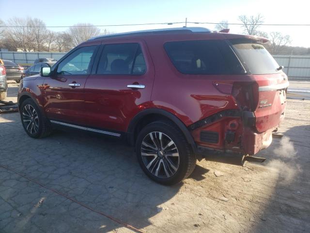 1FM5K8HT4GGC98630 - 2016 FORD EXPLORER PLATINUM BURGUNDY photo 2