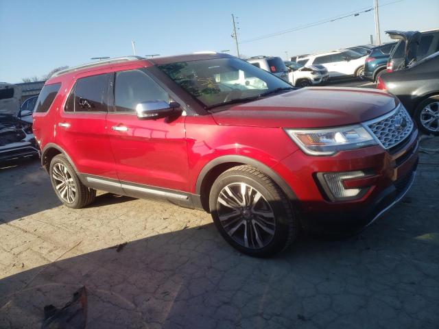 1FM5K8HT4GGC98630 - 2016 FORD EXPLORER PLATINUM BURGUNDY photo 4