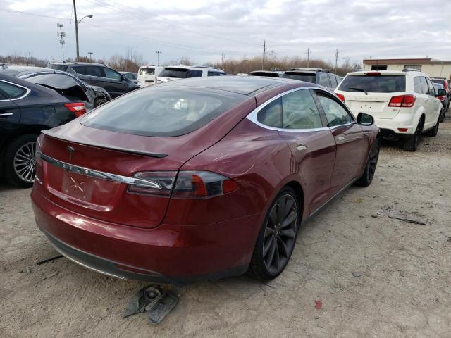 5YJSA1DP4CFS01019 - 2012 TESLA MODEL S BROWN photo 3