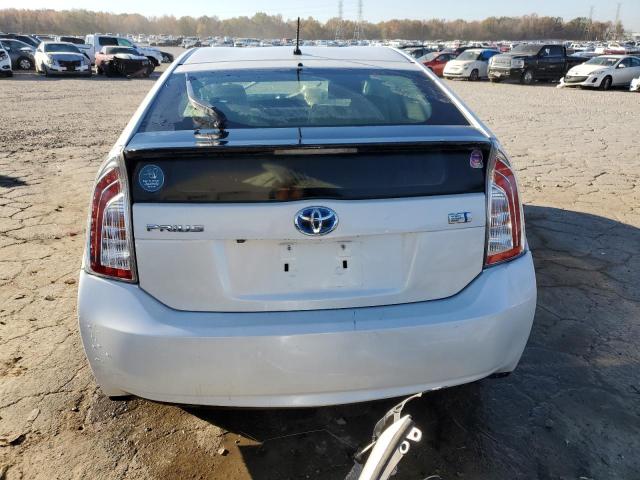 JTDKN3DU8F2001760 - 2015 TOYOTA PRIUS WHITE photo 6