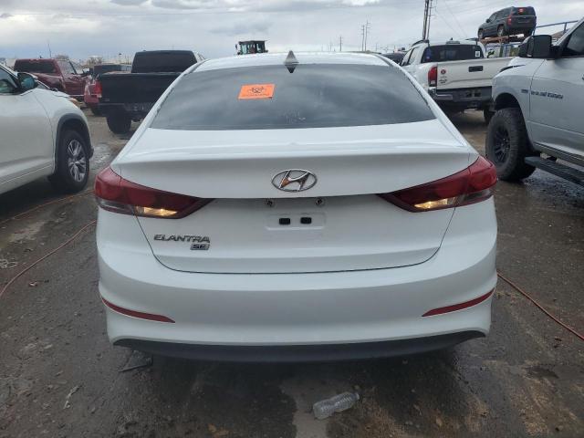 5NPD74LF8HH185689 - 2017 HYUNDAI ELANTRA SE WHITE photo 6