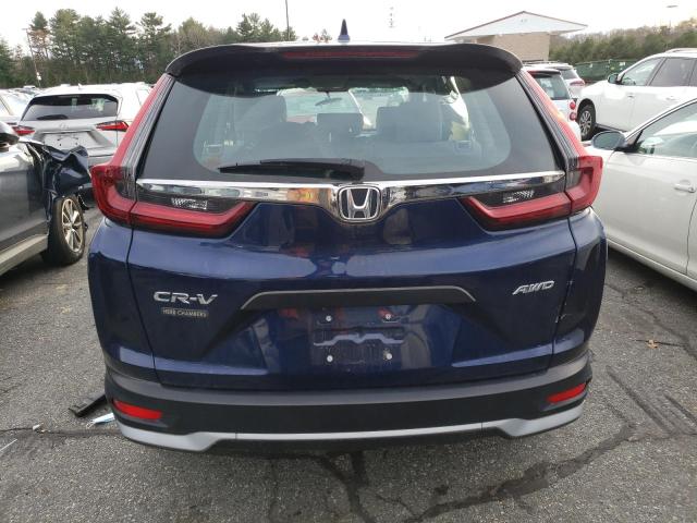 2HKRW2H21LH607264 - 2020 HONDA CR-V LX BLUE photo 6