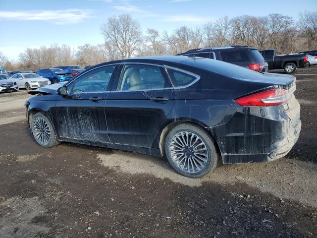 3FA6P0T90HR367711 - 2017 FORD FUSION SE BLACK photo 2