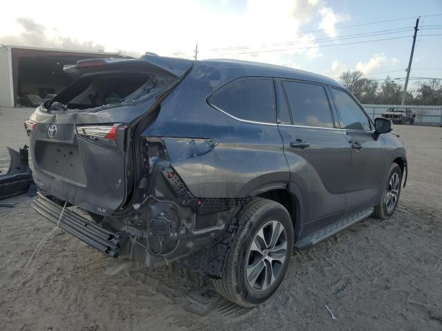5TDGZRAH2NS108928 - 2022 TOYOTA HIGHLANDER XLE Boz foto 3