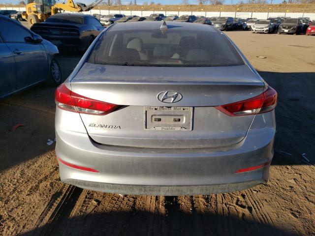 5NPD84LF3HH095492 - 2017 HYUNDAI ELANTRA SE GRAY photo 6