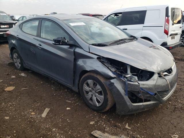 KMHDH4AE9GU568161 - 2016 HYUNDAI ELANTRA SE GRAY photo 4