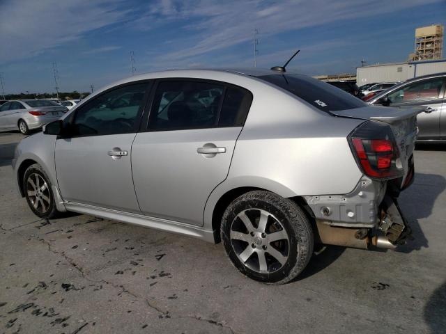 3N1AB6AP3CL674327 - 2012 NISSAN SENTRA 2.0 SILVER photo 2