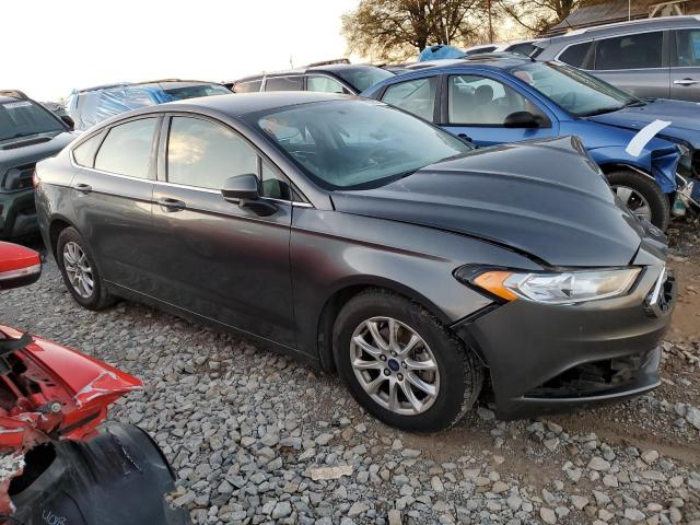 3FA6P0G78HR344752 - 2017 FORD FUSION S GRAY photo 4