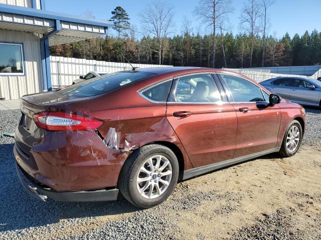 3FA6P0G76FR299355 - 2015 FORD FUSION S BURGUNDY photo 3