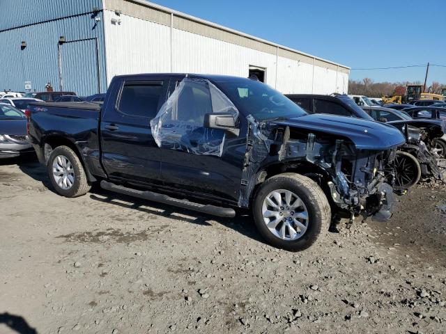 1GCPDBEK9NZ522492 - 2022 CHEVROLET SILVERADO K1500 CUSTOM BLUE photo 4