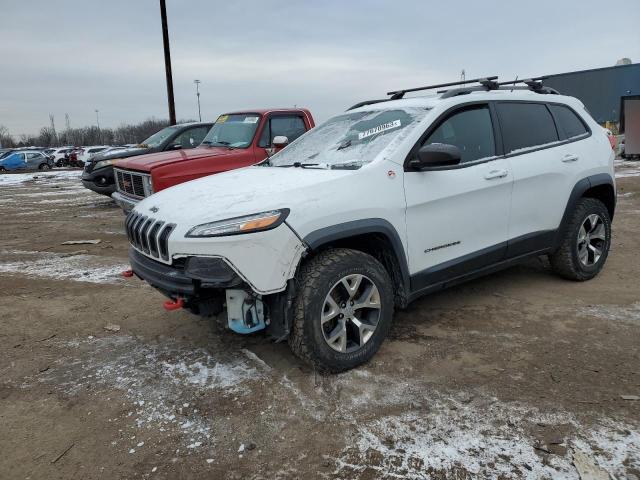 1C4PJMBS3FW662176 - 2015 JEEP CHEROKEE TRAILHAWK WHITE photo 1